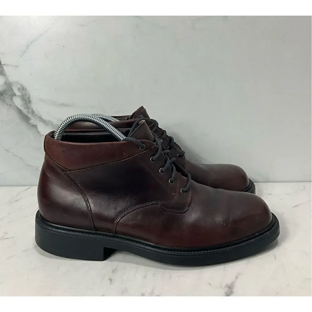 SEBAGO Brown Leather Chukka Boots